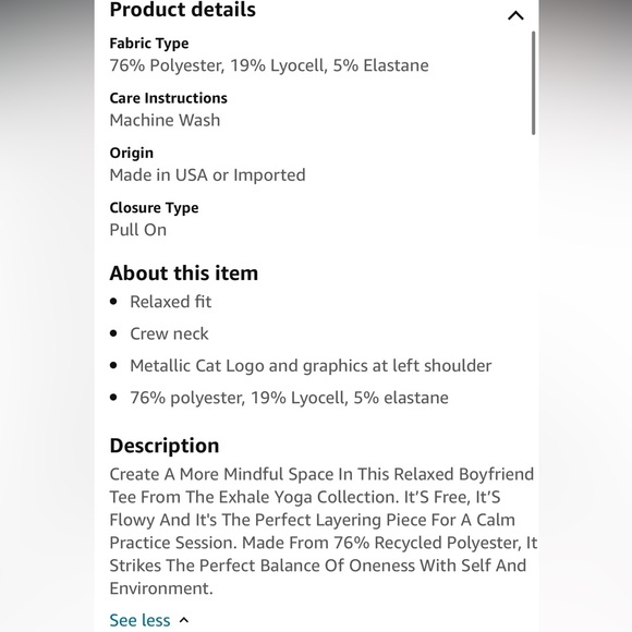 NEW Puma 
can be tied at side wrinkled from package - Picture 10 of 10